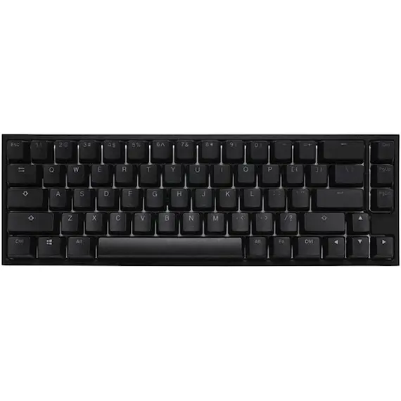კლავიატურა Ducky Keyboard  One 2 SF, Cherry Speed Silver, RGB LED, RU, Black-White