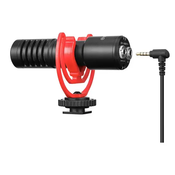 მიკროფონი BOYA BY-MM1+ Super-cardioid Condenser Shotgun Microphone