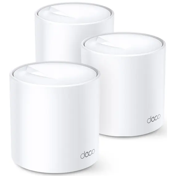 Wi-Fi როუტერი TP-Link Deco X60 (3-pack) AX3000 Whole Home Mesh Wi-Fi 6 System
