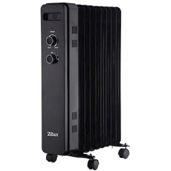 ზეთის გამათბობელი Zilan ZLN8443, 2000W, Oil Radiator, Black