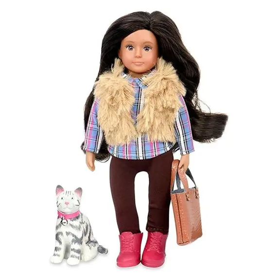 თოჯინა და კატა LORI 6" DOLL (HS) & PET CAT