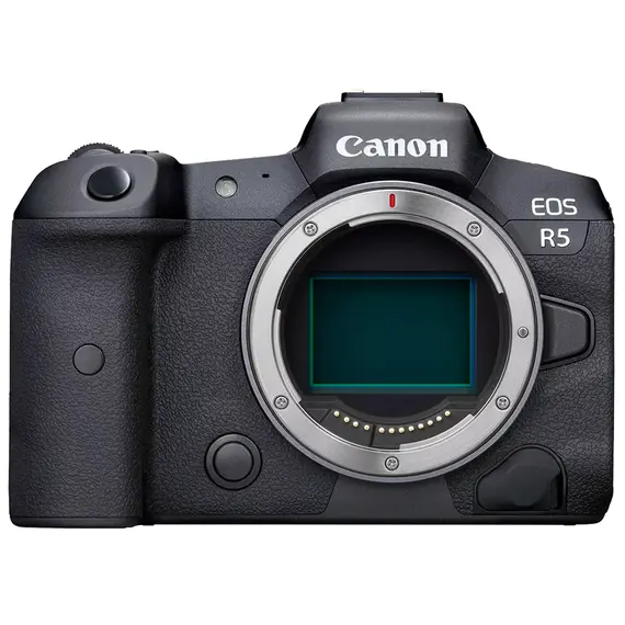 ციფრული ფოტოაპარატი Canon EOS R5 Full-Frame Mirrorless Camera - 8K Video, 45 Megapixel Full-Frame CMOS Sensor, DIGIC X Image Processor, Up to 12 fps Mechanical Shutter (B