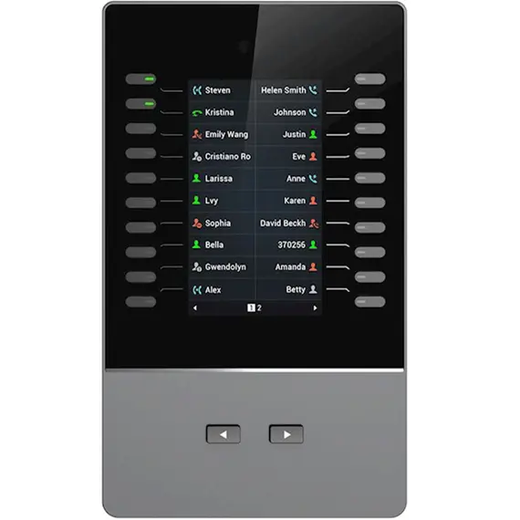 გაფართოების მოდული Expansion Module for GXV3350 and GRP2615 20 dual-colored extension keys and 2 arrow keys for page switching (allowing each GBX20 to support up to 40)