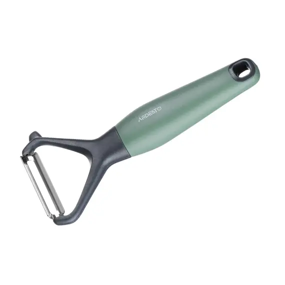 ბოსტნეულის სათლელი ARDESTO Peeler  Gemini, gray/green, s/s, pp with soft touch