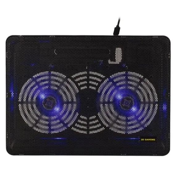 ნოუთბუქის გამაგრილებელი 2E GAMING Laptop stand CPG-001, up to 14", 1xUSB-A, Blue LED, black