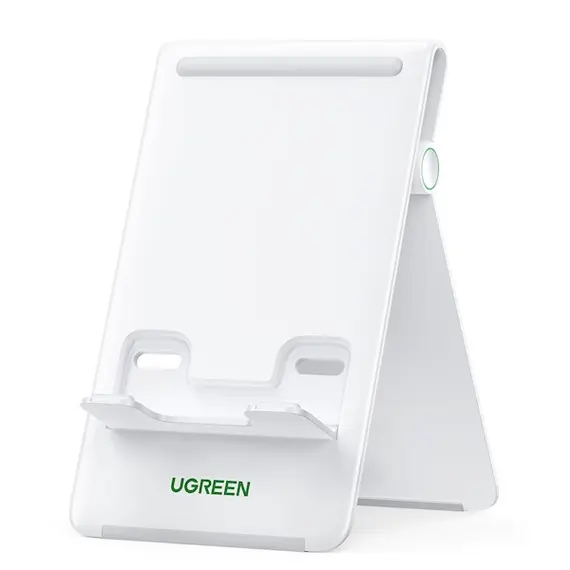 პლანშეტის დამჭერი UGREEN LP406 (30426), Desktop Tablet Stand, White