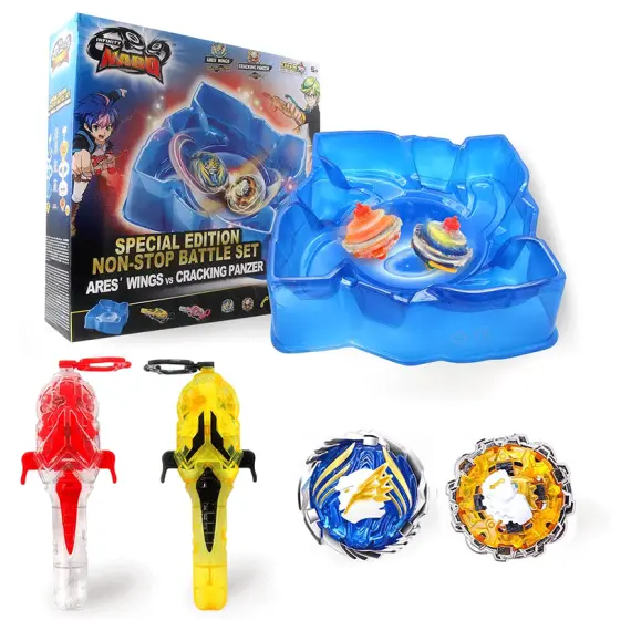 სათამაშო ნაკრები Auldey Infinity Nado V Special Edition Battle Set Ares' Wings vs Cracking Panzer