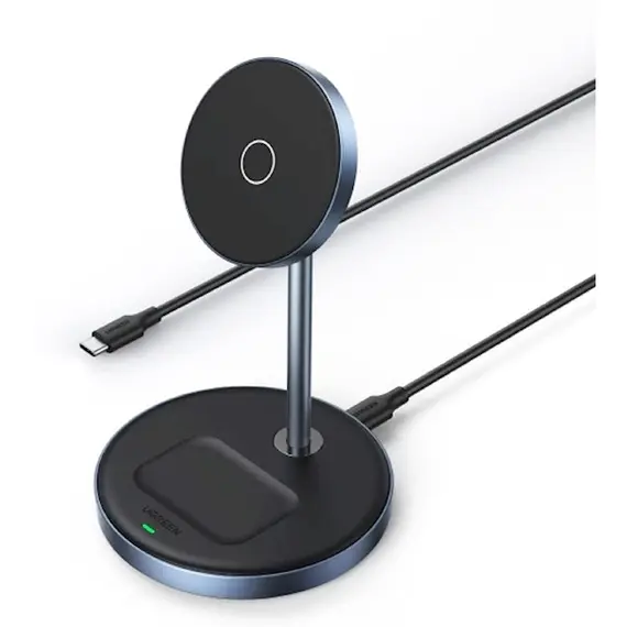 უსადენო დამტენი UGREEN CD317 (90668), Wireless Charger, Black/Blue