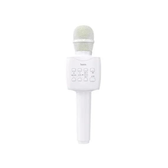 კარაოკე მიკროფონი Hoco BK5 Cantando karaoke microphone white