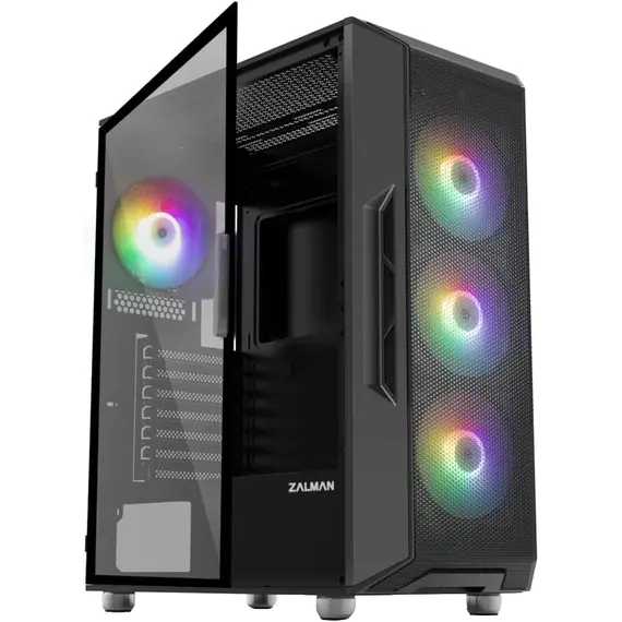 კომპიუტერის ქეისი Zalman Computer case I3 NEO TG BLACK