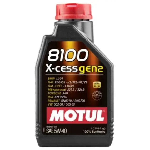 ზეთი MOTUL 8100 X-CESS GEN2 5W40 1L