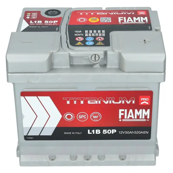 აკუმულატორი FIAMM TP L1B 50 ა*ს R+