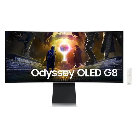 მონიტორი Samsung Odyssey OLED G8 LS34DG852SIXCI 34" Curved UWQHD 3440 x 1440 0.03ms 175Hz