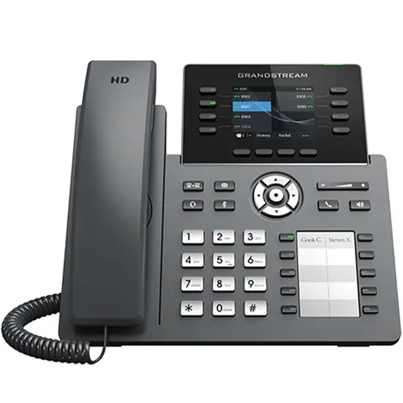 IP ტელეფონი Grandstream GRP2634 Carrier-Grade IP Phones 8  line keys 4 SIP accounts 32 VPK