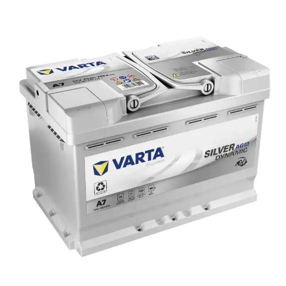 აკუმულატორი VARTA SIL AGM A7 70 ა*ს R+