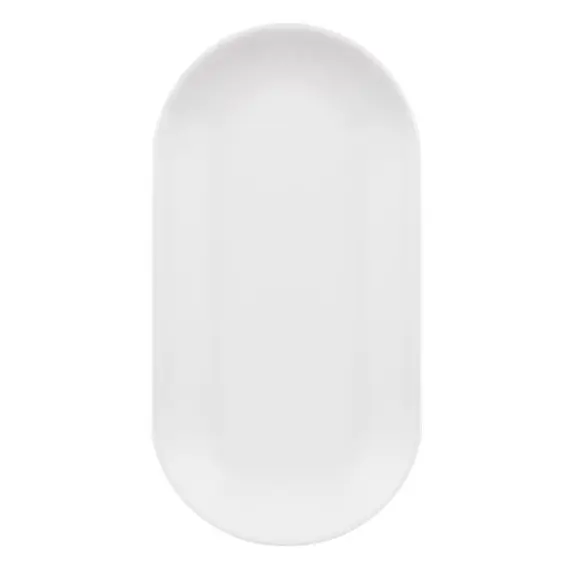 თეფში Ardesto Plate Lucca, 25х13 cm, White, ceramics