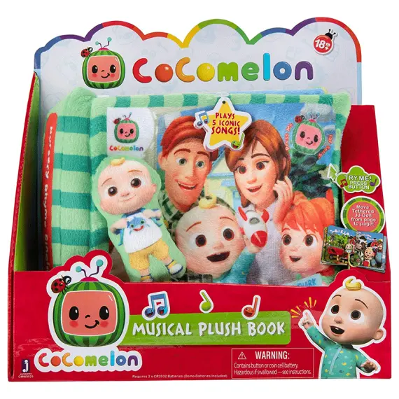 სათამაშო წიგნი CoComelon Feature Roleplay Nursery Rhyme Singing Time