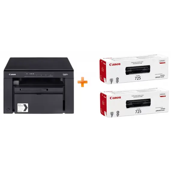 პრინტერი Canon MFP i-SENSYS MF3010 Bundle, A4 18ppm, 1200x600 dpi, 64MB, USB 2.0, 8000p/m