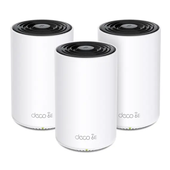 როუტერი TP-Link Deco XE75 Pro (3-pack) AXE5400 Tri-Band Mesh Wi-Fi 6E System