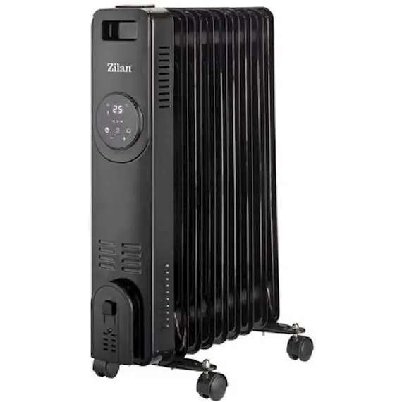 ზეთის გამათბობელი Zilan ZLN8416, 2000W, Oil Radiator, Black
