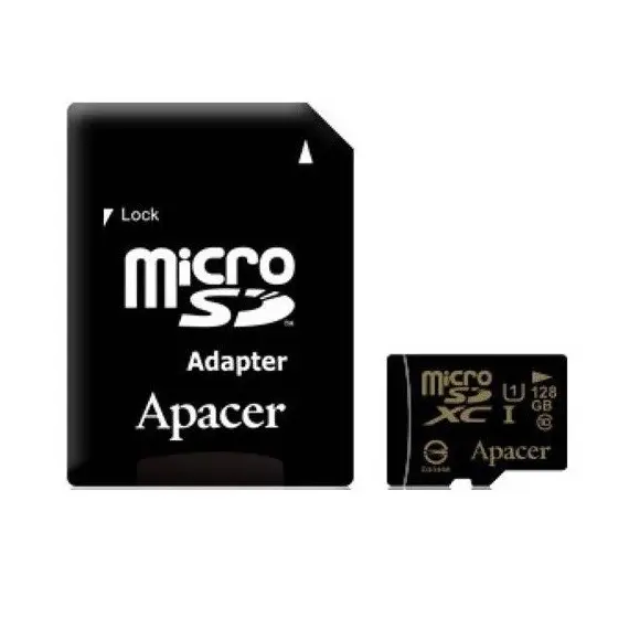 მეხსიერების ბარათი Apacer AP128GMCSX10U1-R microSDXC UHS-I Class10 128GB