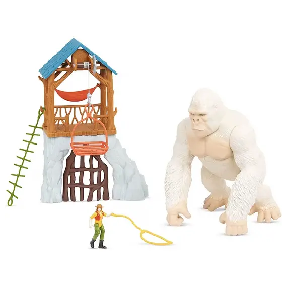 სათამაშო გორილა Terra ELECTRONIC GORILLA , RESCUE CENTER PLAYSET