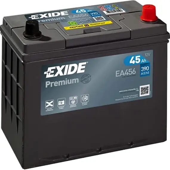 აკუმულატორი Exide PR EA456 45 ა*ს JIS R+