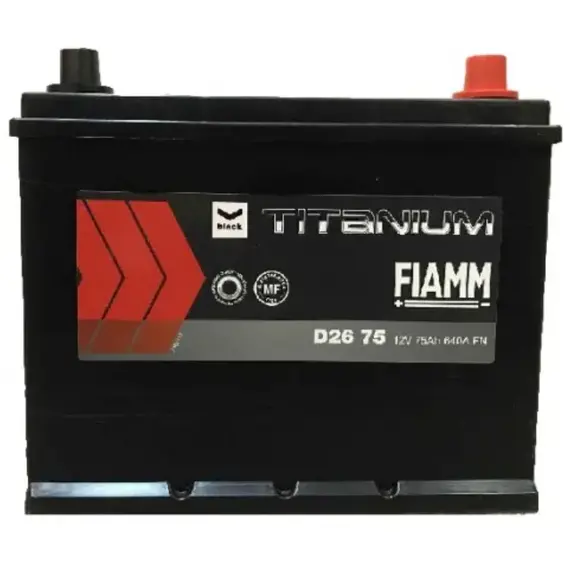 აკუმულატორი FIAMM bT D26 75 ა*ს JIS R+