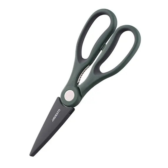 სამზარეულოს მაკრატელი Ardesto Kitchen scissor with cover Gemini, green, s/s, pp