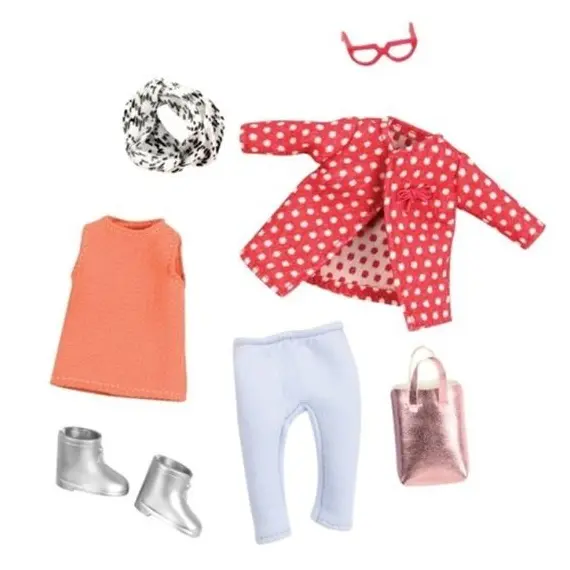 თოჯინის ტანსაცმელი LORI 6" DOLL COAT OUTFIT