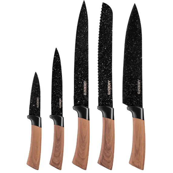 დანების ნაკრები Ardesto Midori Knives Set 5 pcs, stainless steel, plastic