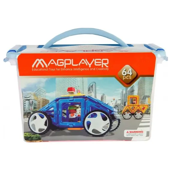 კონსტრუქტორი Magplayer Designer magnetic set 64 e. MPT-64