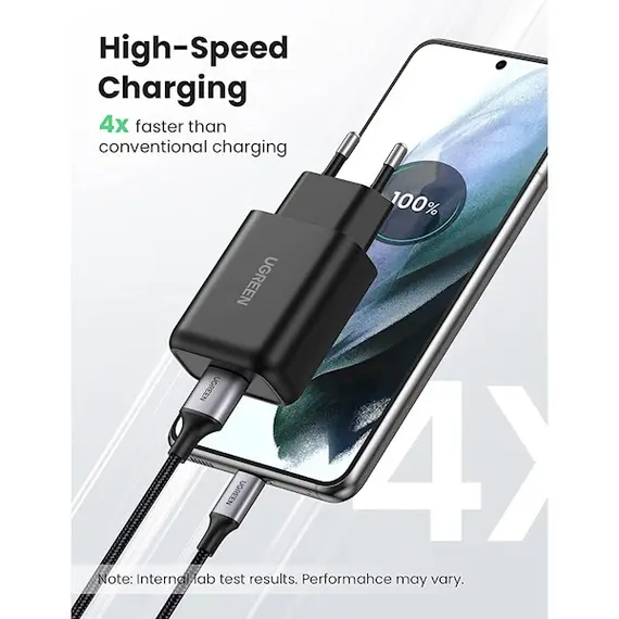 მობილურის დამტენი UGREEN 70273 Quick Charge 3.0 USB Charger EU Black