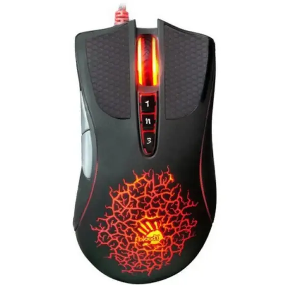 მაუსი A4tech Bloody A90 LIGHT STRIKE RGB Gaming Mouse Black
