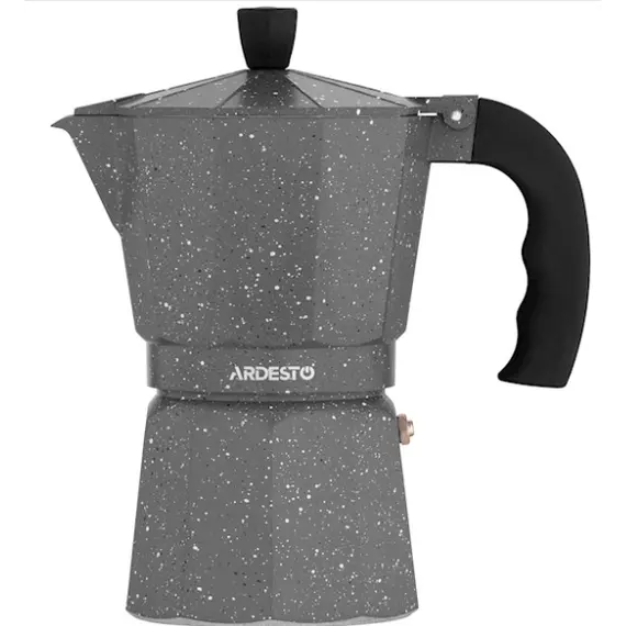 ყავის მადუღარა Ardesto Coffee Maker Gemini Molise, 9 cups, grey, aluminum