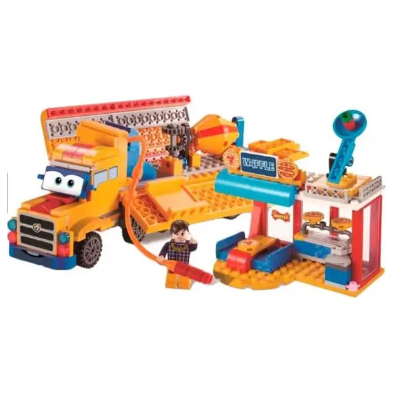სათამაშო ნაკრები Super Wings Small Blocks Buildable Vehicle Set