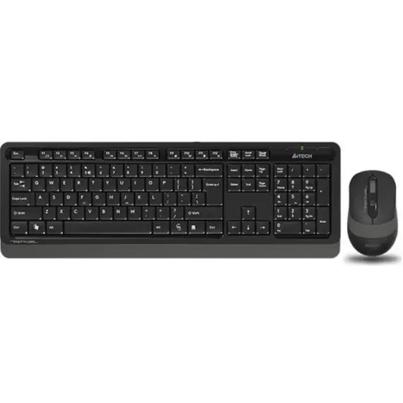 კლავიატურა მაუსით A4tech Fstyler FG1010 Wireless Combo Set EN/RU Grey