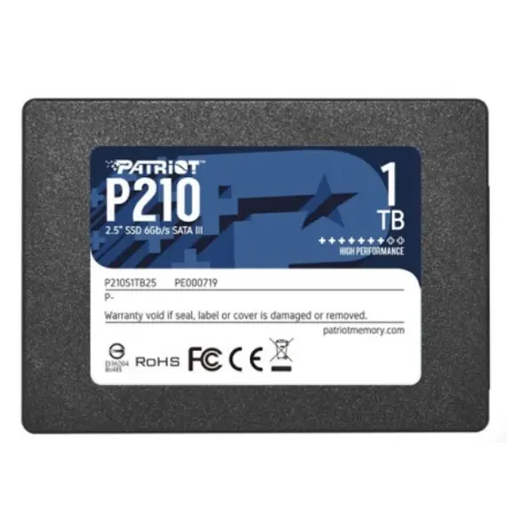 მყარი დისკი Patriot P210 SSD 1TB SATA3 2.5 - P210S1TB25