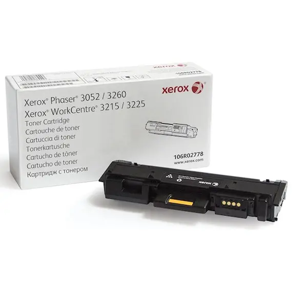 კარტრიჯი Xerox 106R02782 Dual Pack Toner Cartridge Black for P3052/3260 WC3215/3225 (6000 Pages)