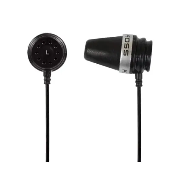 ყურსასმენი Koss Headphones Spark Plug VCk Noise Isolating Black