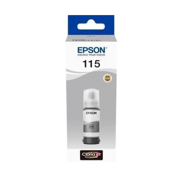 კარტრიჯის მელანი Epson EcoTank 115 I/C (b) L8160/L8180 Grey INK Bottle