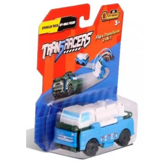 სათამაშო მანქანა TransRacers Sprinkler Truck & Off-road Pickup