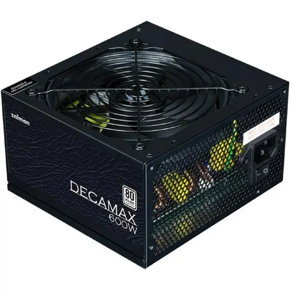 კვების ბლოკი Zalman ZM600-LX3 TeraMax, 600W, 80 Plus, Power Supply, Black