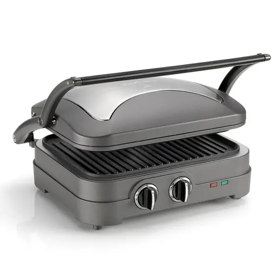 გრილი Cuisinart GR47E Griddler Elite Grill Gray