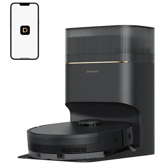 მტვერსასრუტი Dreame Robot Vacuum D20 Pro Plus Black (RLD43SD)
