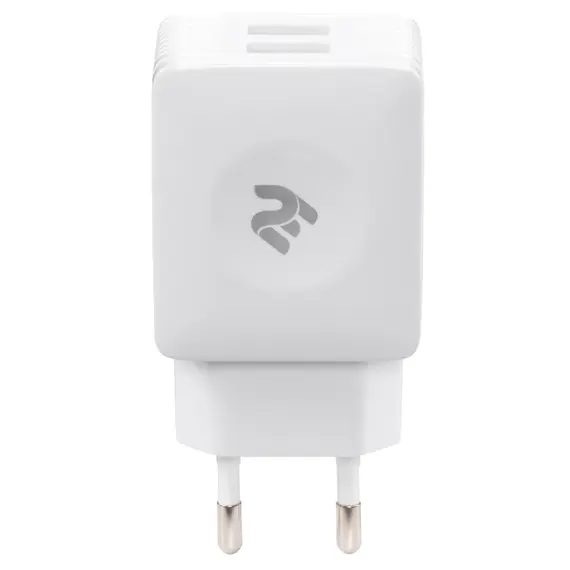 ადაპტერი 2Е Wall Charge Wall for 2 USB - DC5.0V/4.2 A, white