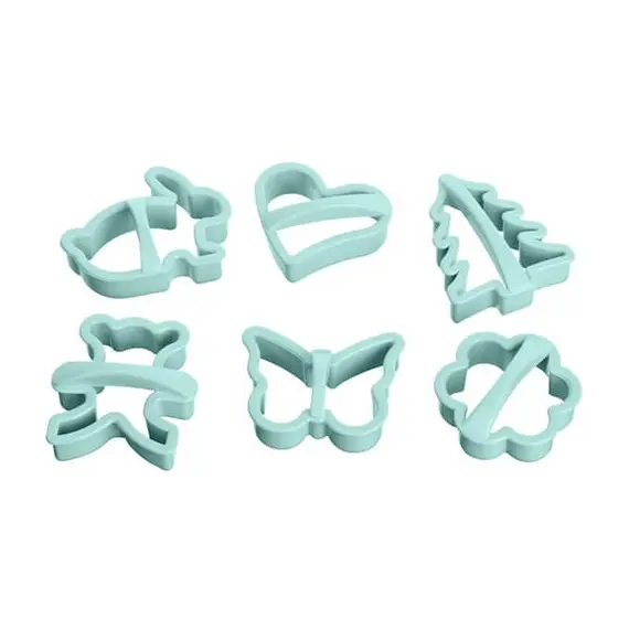 გამოსაცხობი ფორმა ARDESTO Elegance Biscuit Moulds 6 pcs, tiffany blue