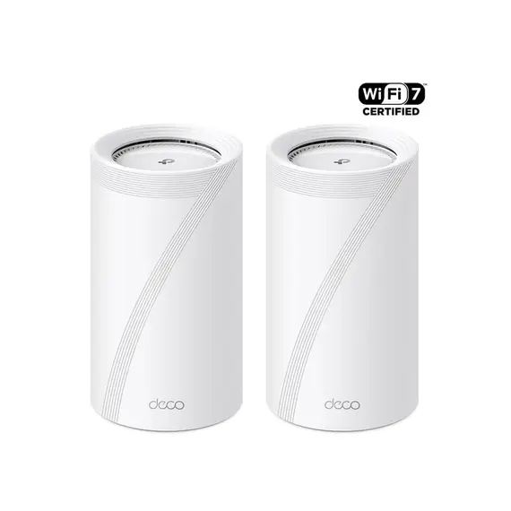 როუტერი TP-link Deco BE85(2-pack) BE19000 Whole Home Mesh Wi-Fi 7 System