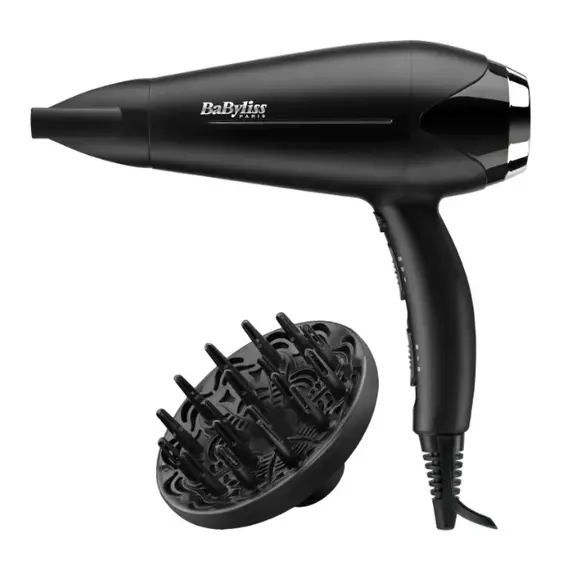 თმის საშრობი Babyliss D572DE Turbo Smooth 2200 Hair Dryer Black