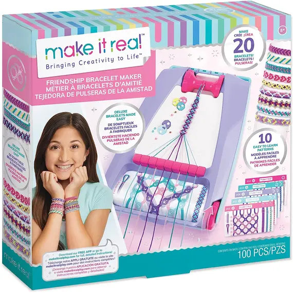 სამაჯურების ნაკრები Make It Real Friendship Bracelet Maker